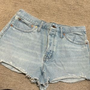 Madewell Relaxed Denim Cutoff Shorts